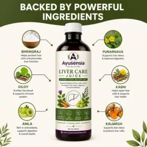 Ayusensia Liver Care Juice Bottle – Natural Ayurvedic Liver Detox