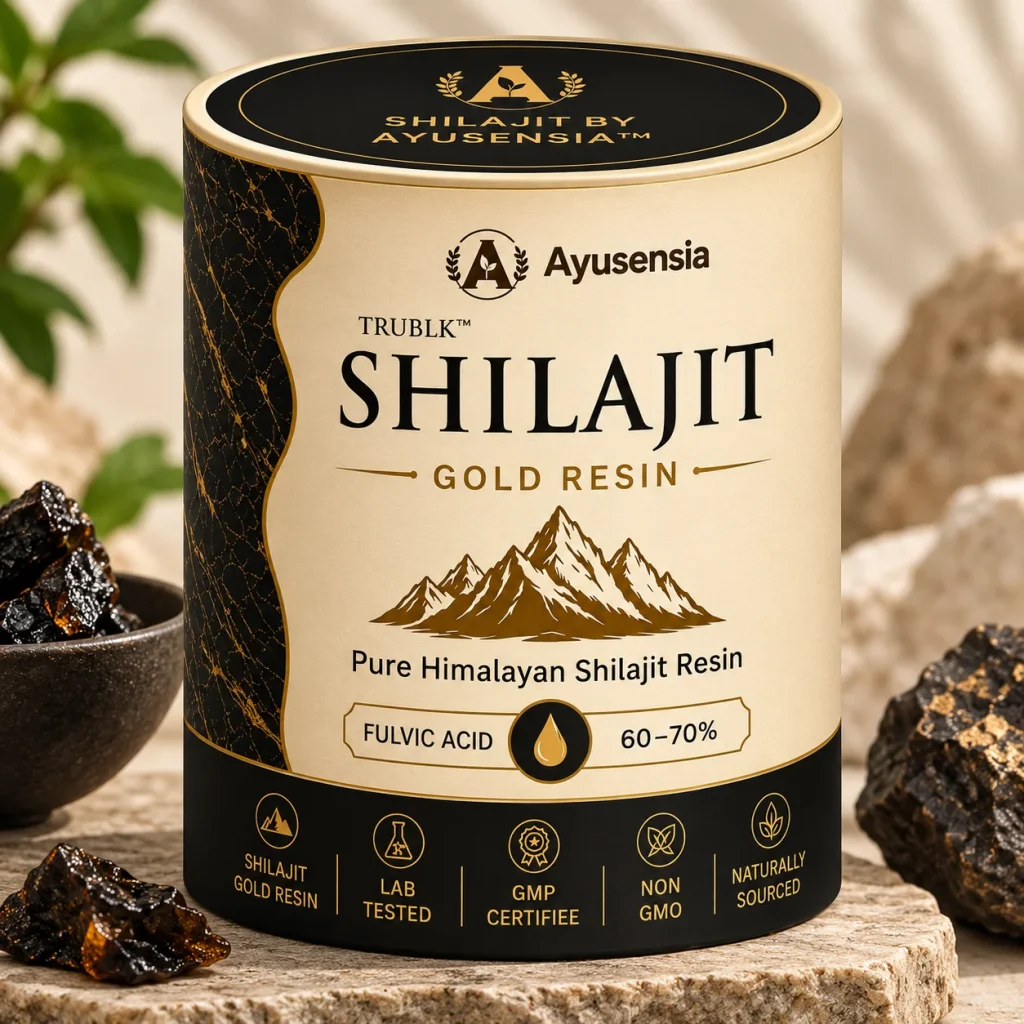 TRUBLK™ Shilajit Gold Resin – Pure Himalayan Stamina Booster