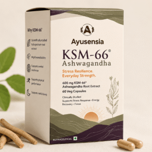 Ayusensia KSM-66® Ashwagandha – Stress Resilience & Everyday Strength