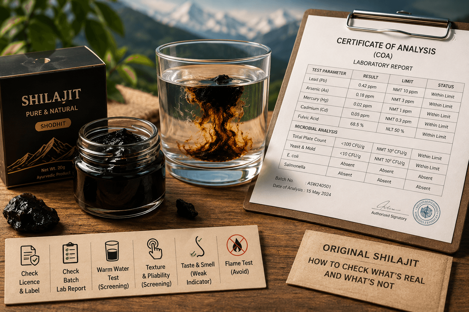How to check original shilajit for authenticity