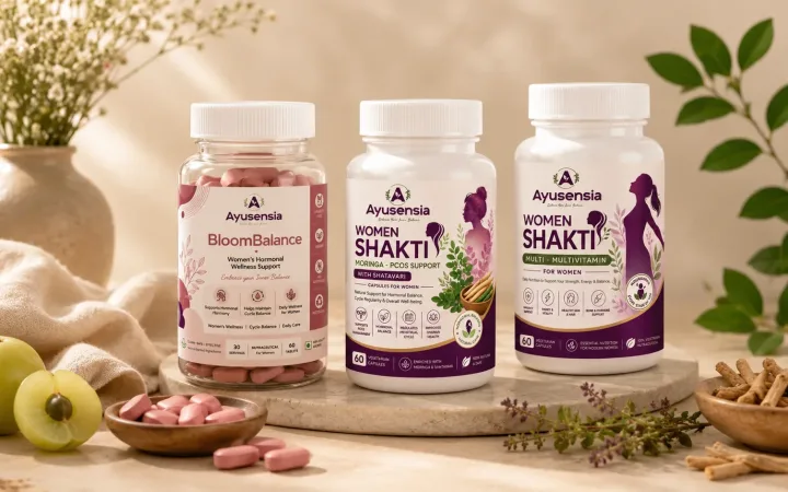 ayurvedic supplements for women herbs and capsules